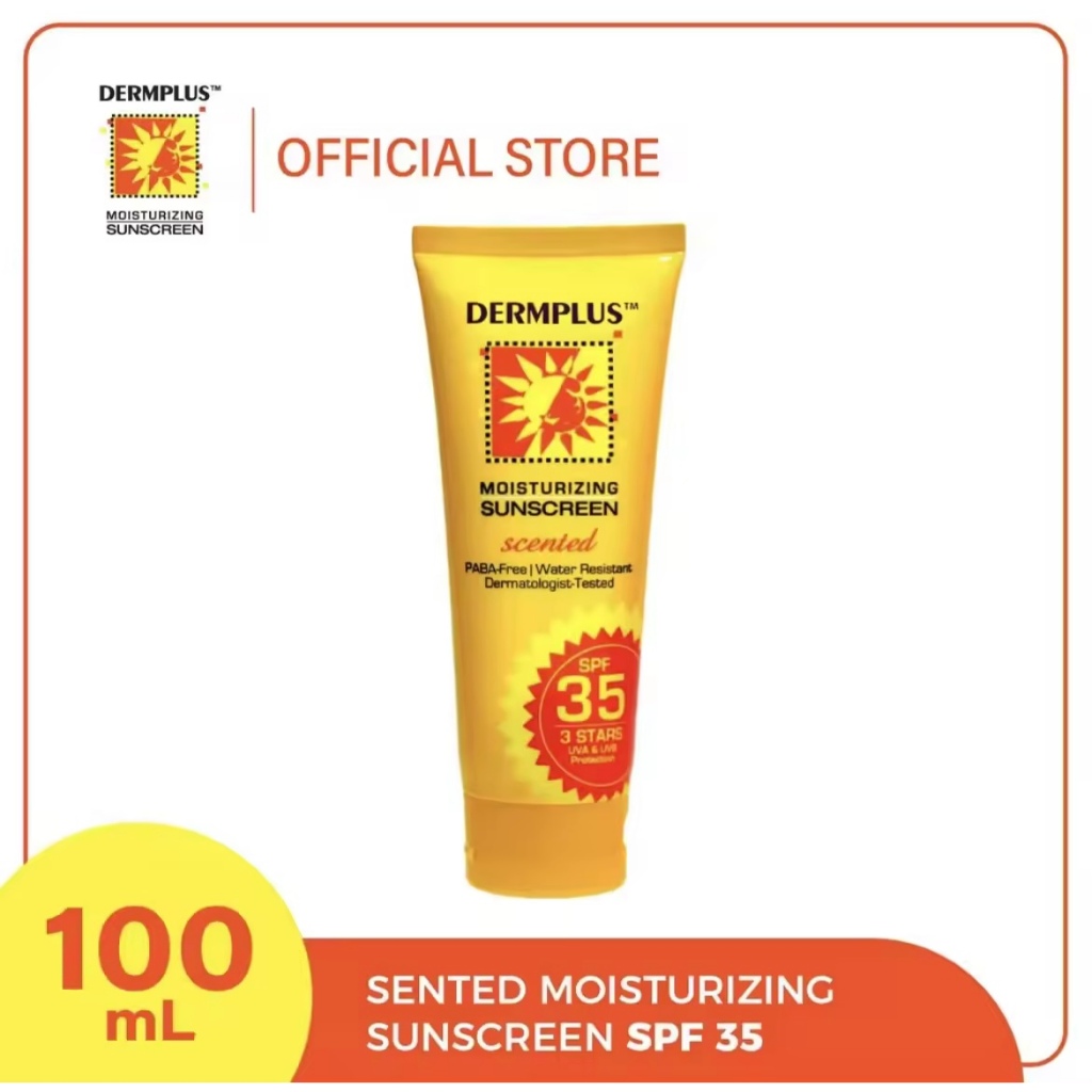 DERMPLUS Moisturizing Sunscreen For Face And Body SPF35 Scented 100ml ...