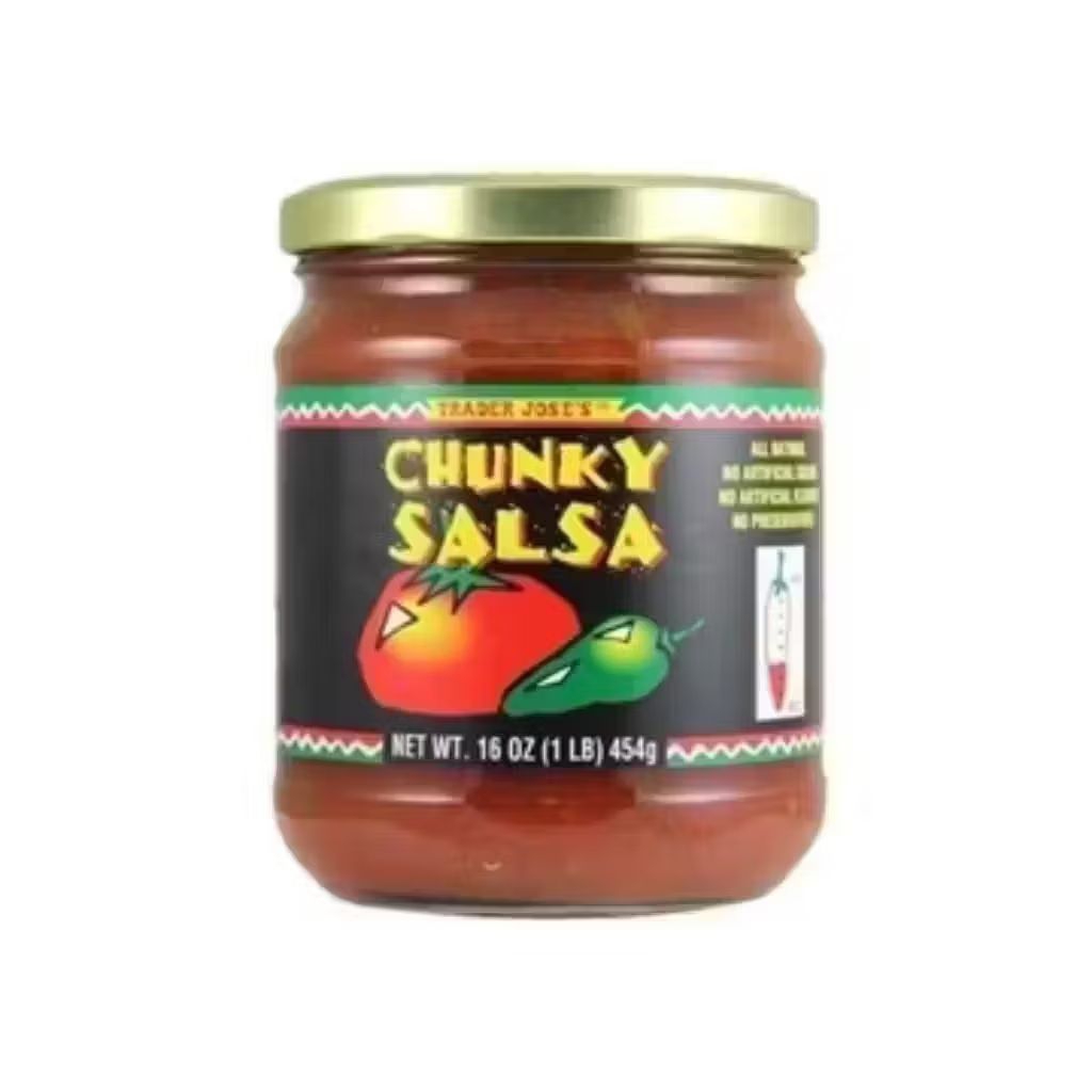 TRADER JOE’S FAT FREE CHUNKY SALSA 454G MEXICAN TOMATO DIP HEALTHY LOW ...