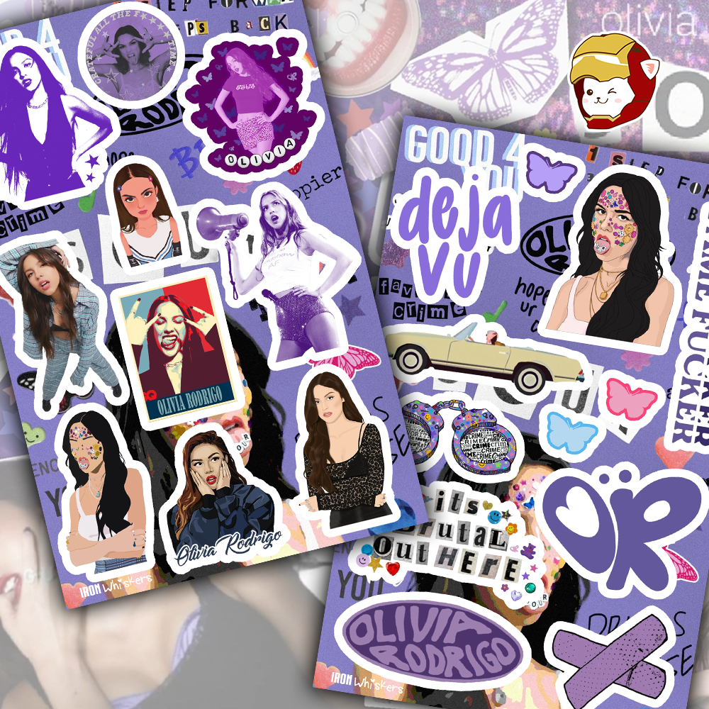 Olivia Rodrigo | Waterproof Vinyl Stickers | Shopee Philippines