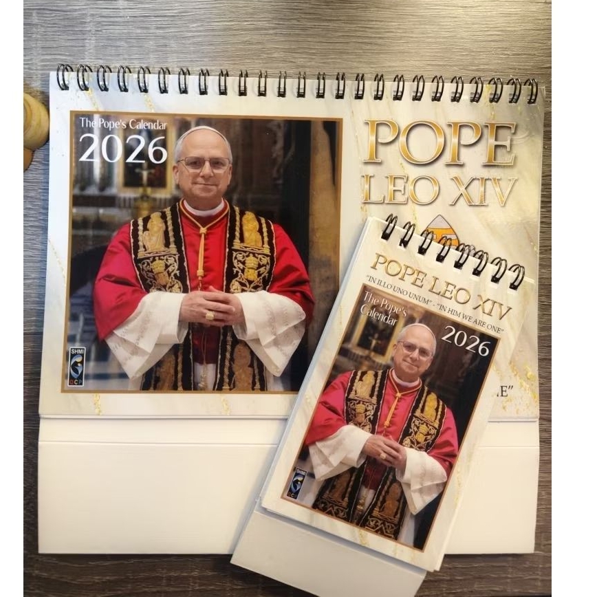 Pope’s Calendar 2026 - For Desk (Tent Calendar Big or small) | Shopee ...