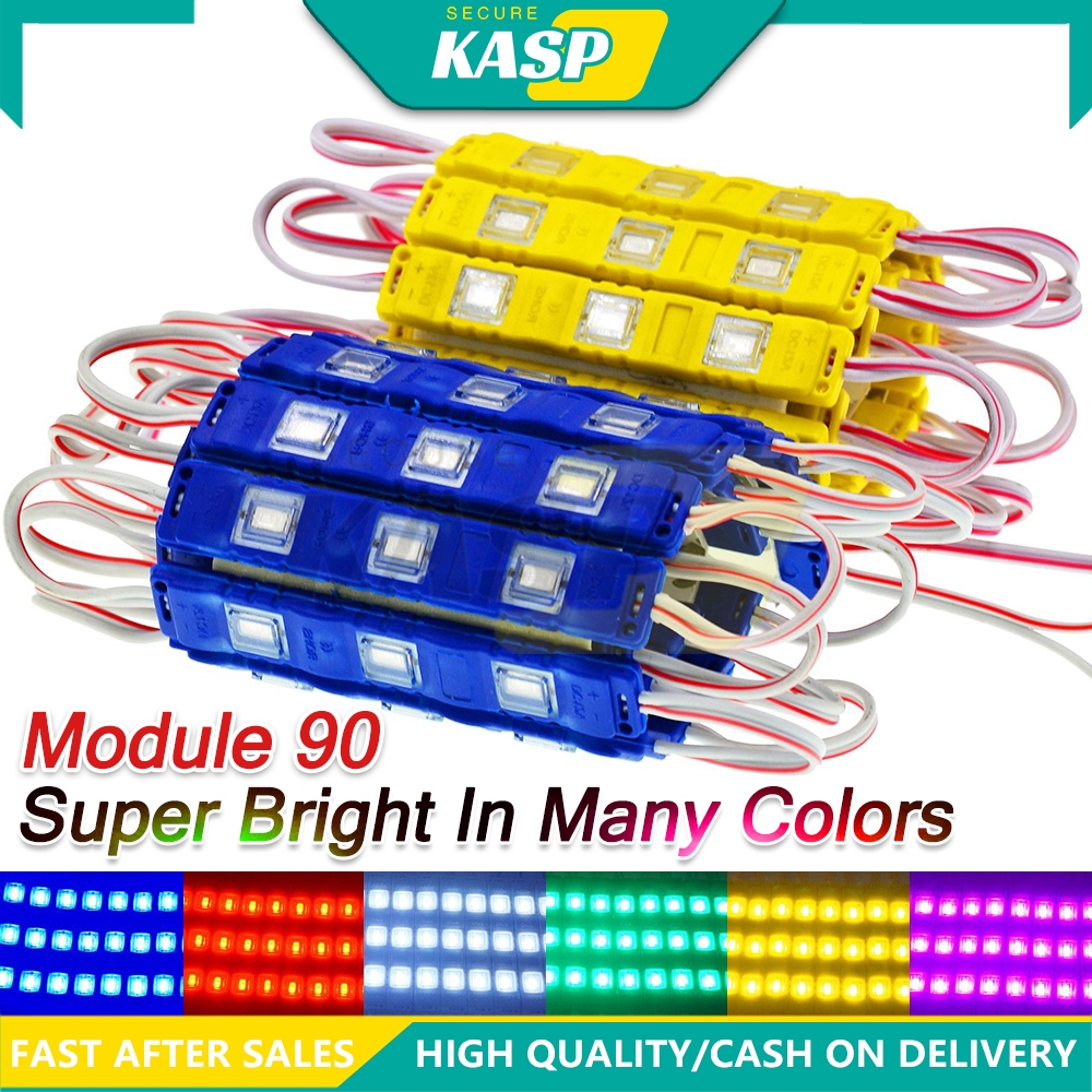 Motorcycle Car Module 90 3LED Square Lights Waterproof Decorative Light ...