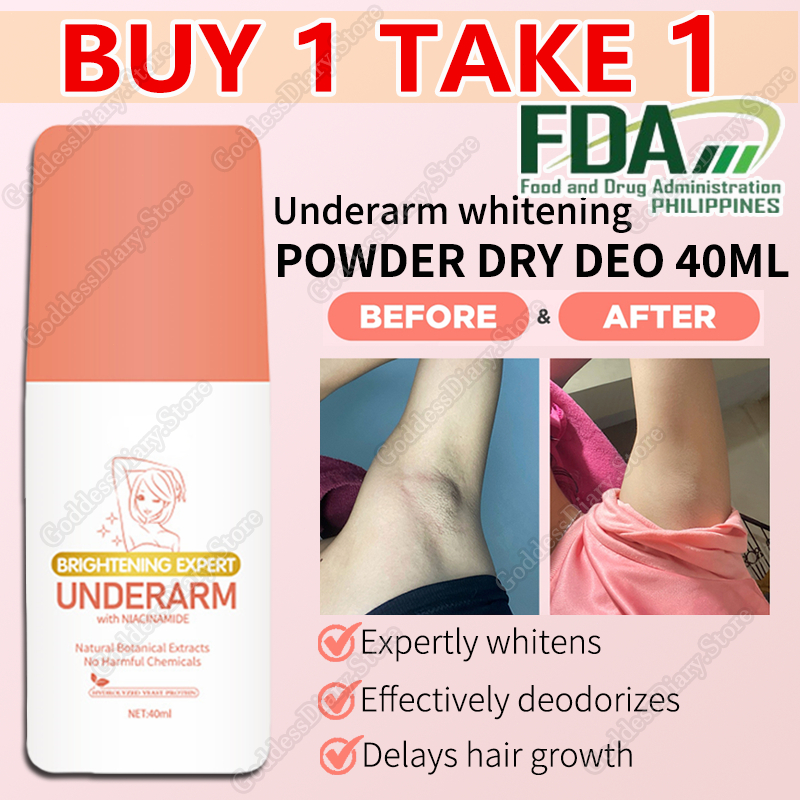 (BUY 1 TAKE 1) Japan intensive Whitening Underarm Powder Dry Deodorant ...