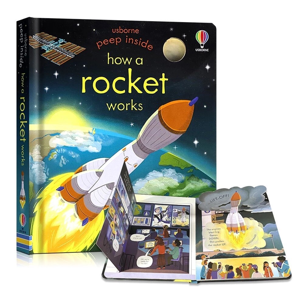Usborne Peep Inside How a Rocket Works English Picture Books Kid ...