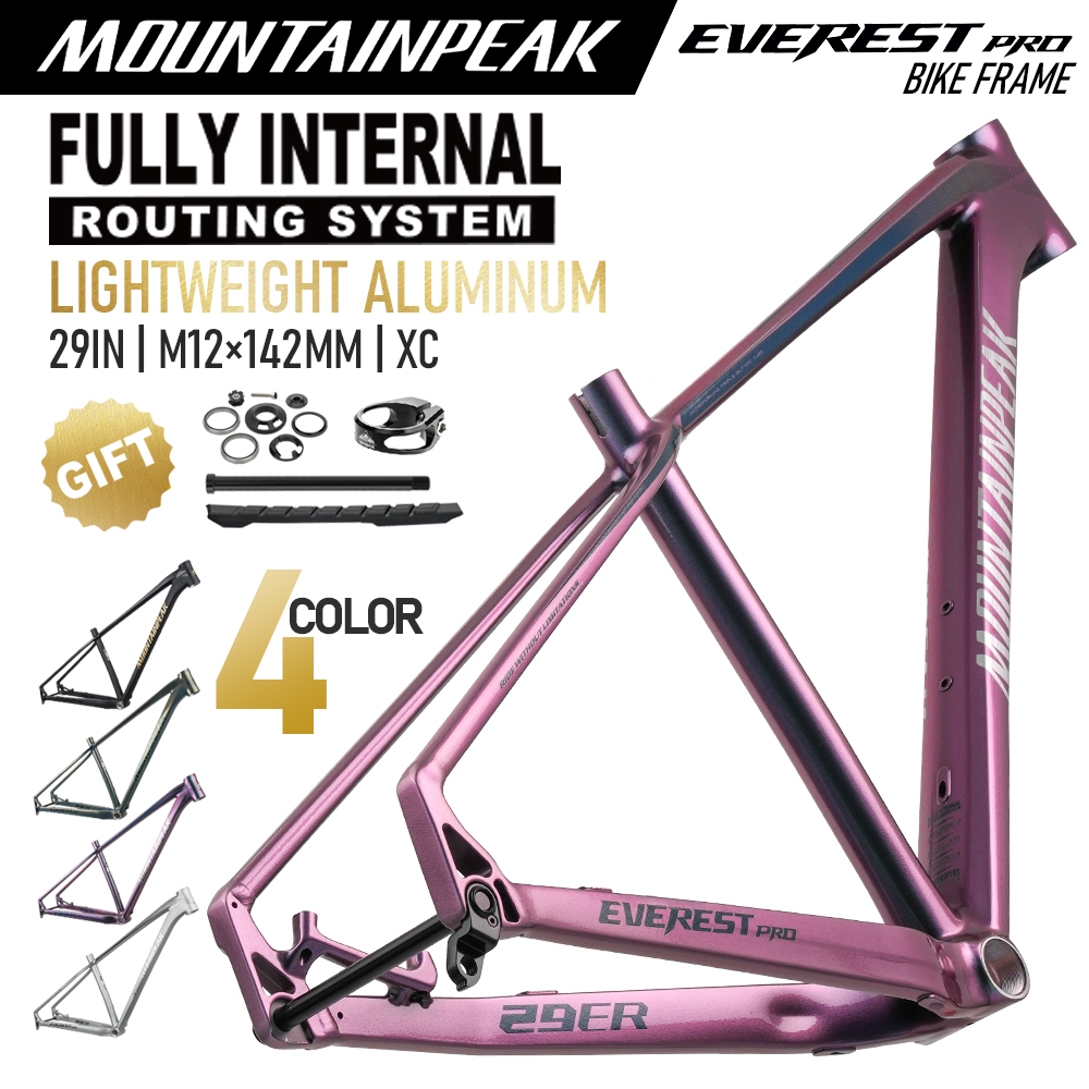MOUNTAINPEAK FRAME X6 Ultralight Aluminum 29er Internal Cable Routing ...