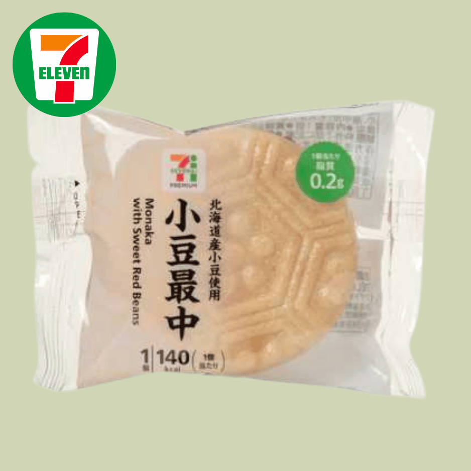 7-Eleven Hokkaido Azuki Bean Monaka Chunky Texture Crispy Wafer Shell ...