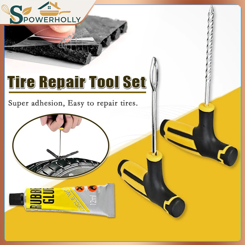 Tubeless Tire Repair Tool Motorcycle Car Tire Repair Kits Bike Tire ...