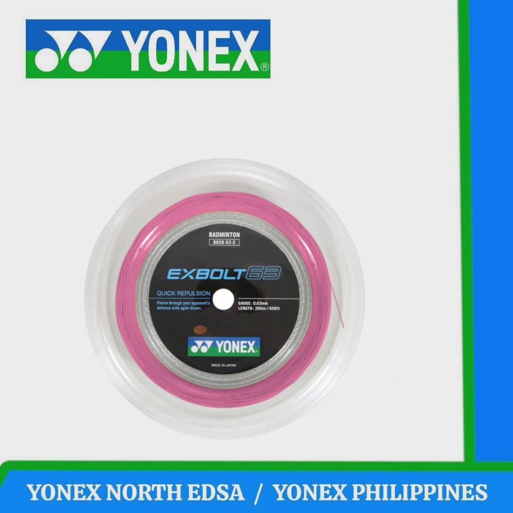 Yonex EXBOLT 63 Badminton Strings PRE-CUT ONLY (NO PACKAGING ) | Shopee ...