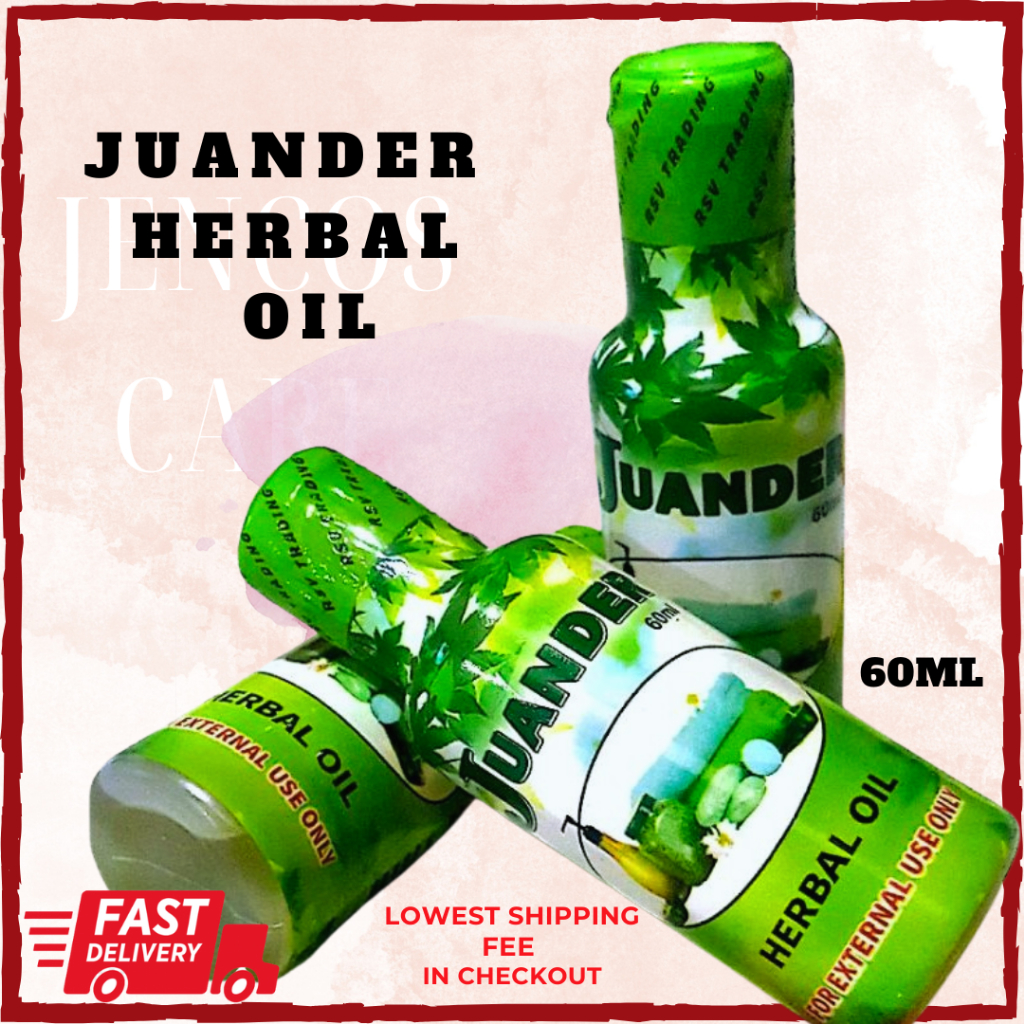 Juander Herbal Oil 60ml-1 Bottle Only | Shopee Philippines