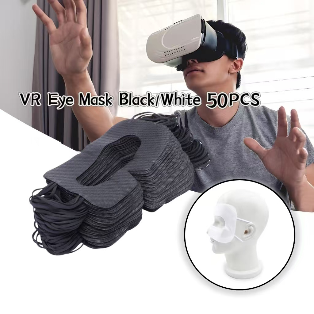 50PCS VR Eye Mask Black/White for Oculus Quest 2 Accessories Sweat ...