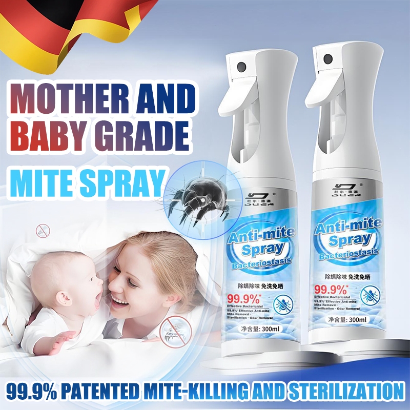 Anti-mite and antibacterial spray, bed bug killer, non-toxic, safe for ...