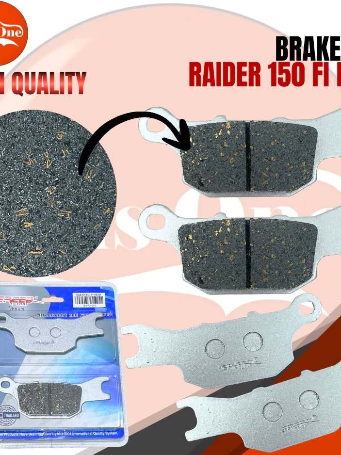 Rear Brake Pad Raider 150 FI Speed Thai – High Performance, Durable ...