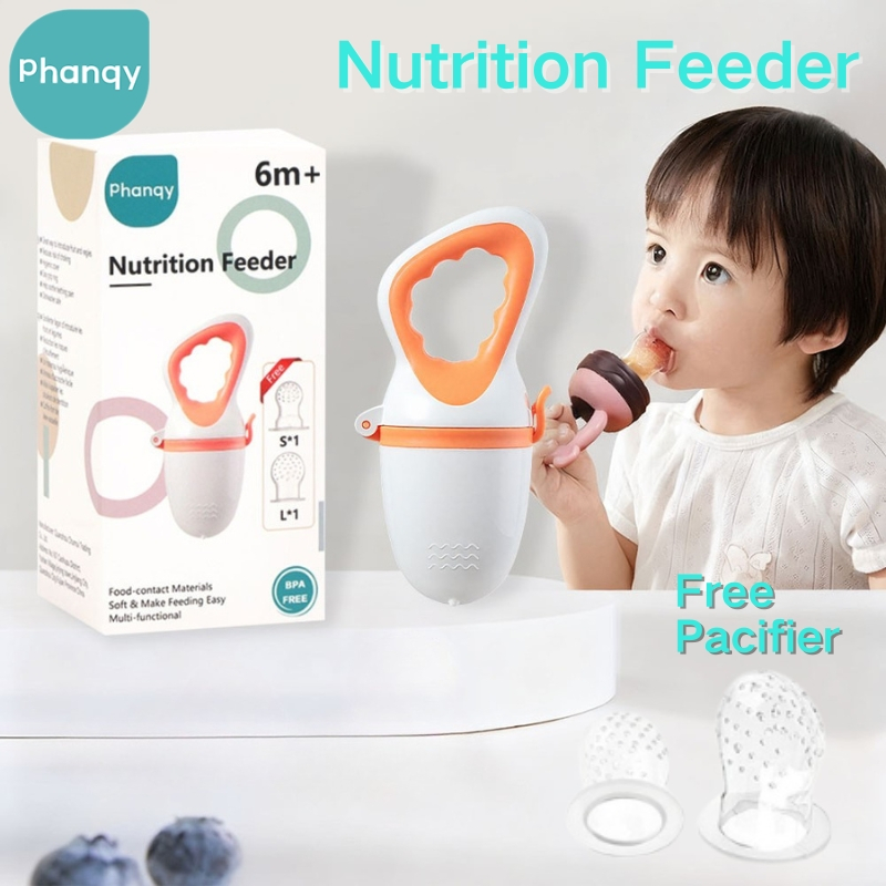 Phanqy Baby Fruit Pacifier Newborn Fruit Vegetable Feeder Soft silicone ...