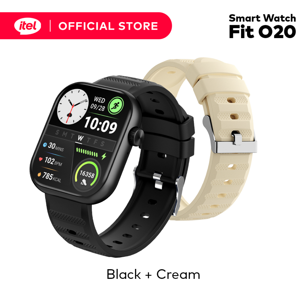 Image du produit [Cadran IA] Montre connectée itel Fit O20 | Écran HD 2,04