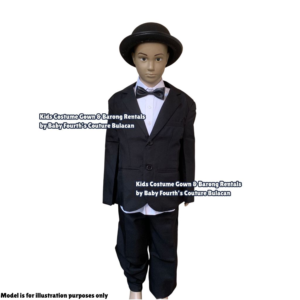 Filipino Story Character Jose Rizal Ibarra Simoun Costume for Kids for ...