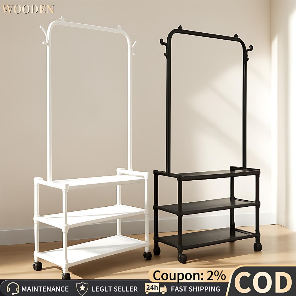 ️PH Stock ️Multi‑Function Clothes Rack & Hanger Stand Great for Balcony ...