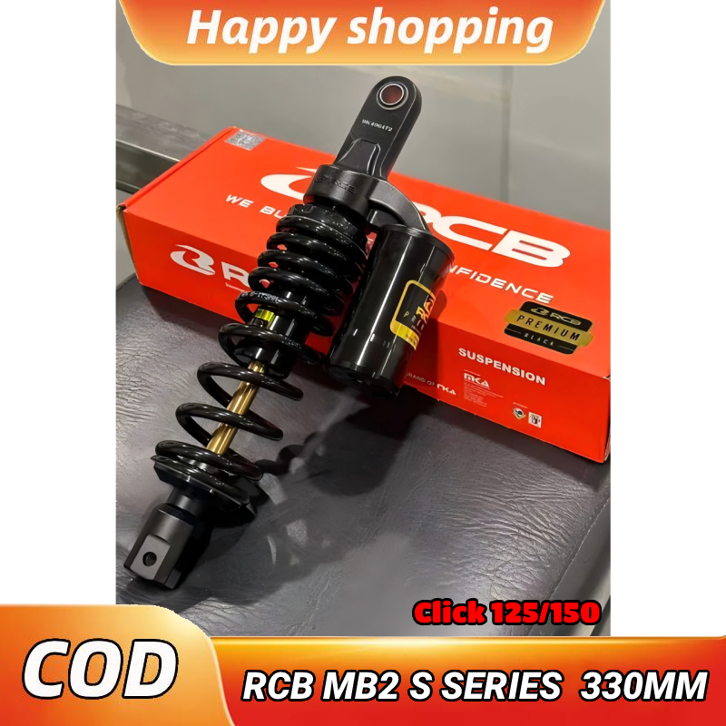 【New】RCB REAR SHOCK MB-2 (MB2) SERIES CLICK125/150 330MM Motorcycle ...