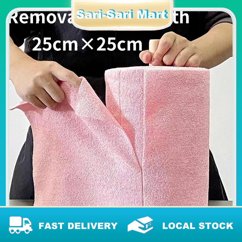 60pcs/3Roll 25cm×25cm Kitchen Rag/Removable Dishcloth/Microfiber Cloth ...