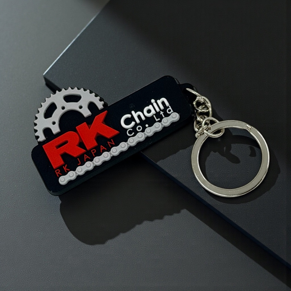 RK KEYHOLDER (RUBBERIZED) SINGLE SIDE DESIGN | Shopee Philippines