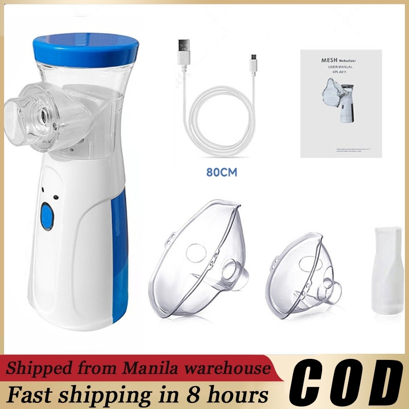 Portable Nebulizer Rechargeable Inhaler Ultrasonic Spray Nebulizer ...