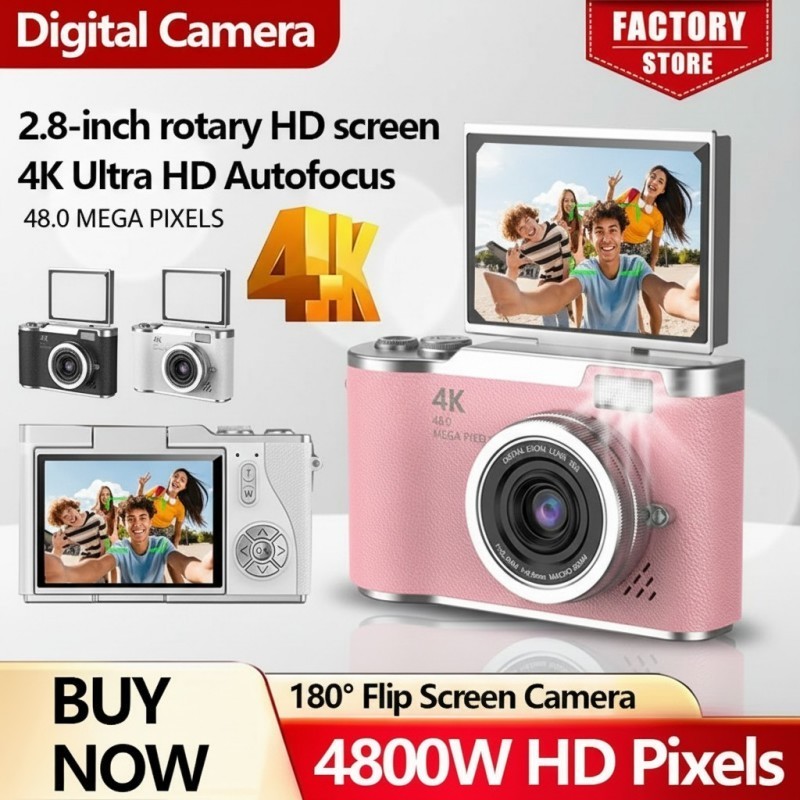 4K Digital Camera Auto Focus 48MP Photography Video Camera With ...