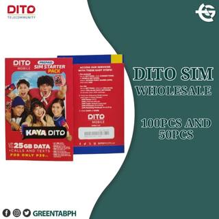 DITO SIM WHOLESALE PRICE 100pcs and 50pcs | Shopee Philippines