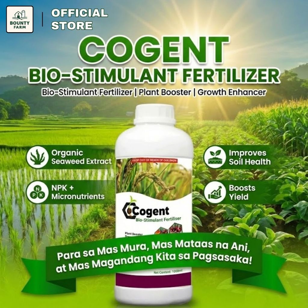 Cogent Bio Stimulant Fertilizer Organic Foliar Rice Corn Vegetable ...