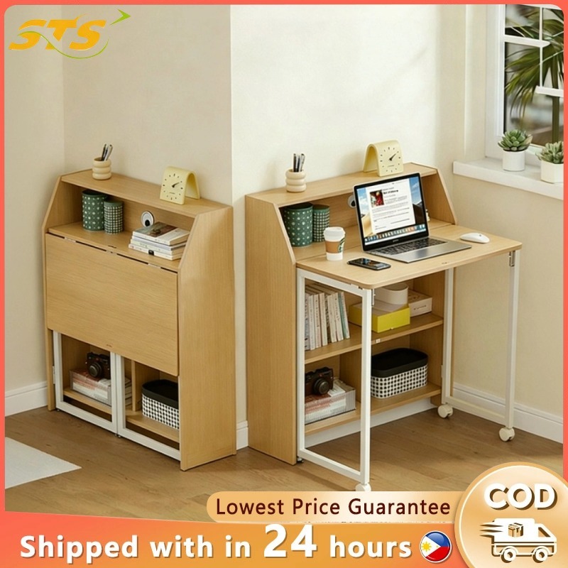 Folding desk student computer desk desk bedroom foldable multi-energy ...