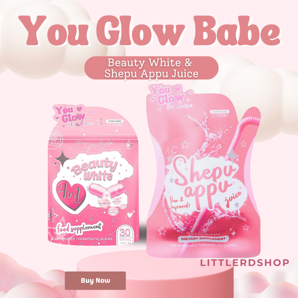 Authentic You Glow Babe Shepu Appu Slimming Drink | Beauty White w/ L- Carnitine Appetite Suppressant | Shopee Philippines