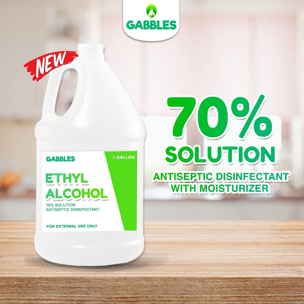 Gabbles Ethyl Alcohol 70% Solution Jr Gallon 2 Liters | Shopee Philippines