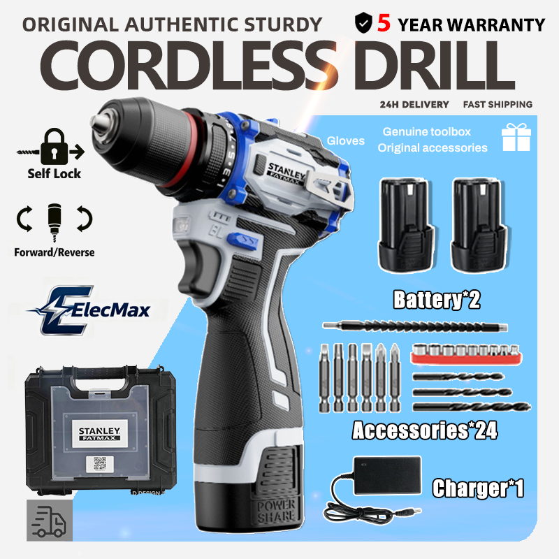 COD Original 68v Cordless Drill Set Heavy Duty Original Impact Drill ...
