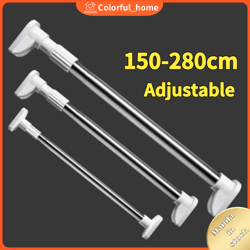 A11 Punch-free Shower Curtain Rod Multi functional Adjustable rod ...