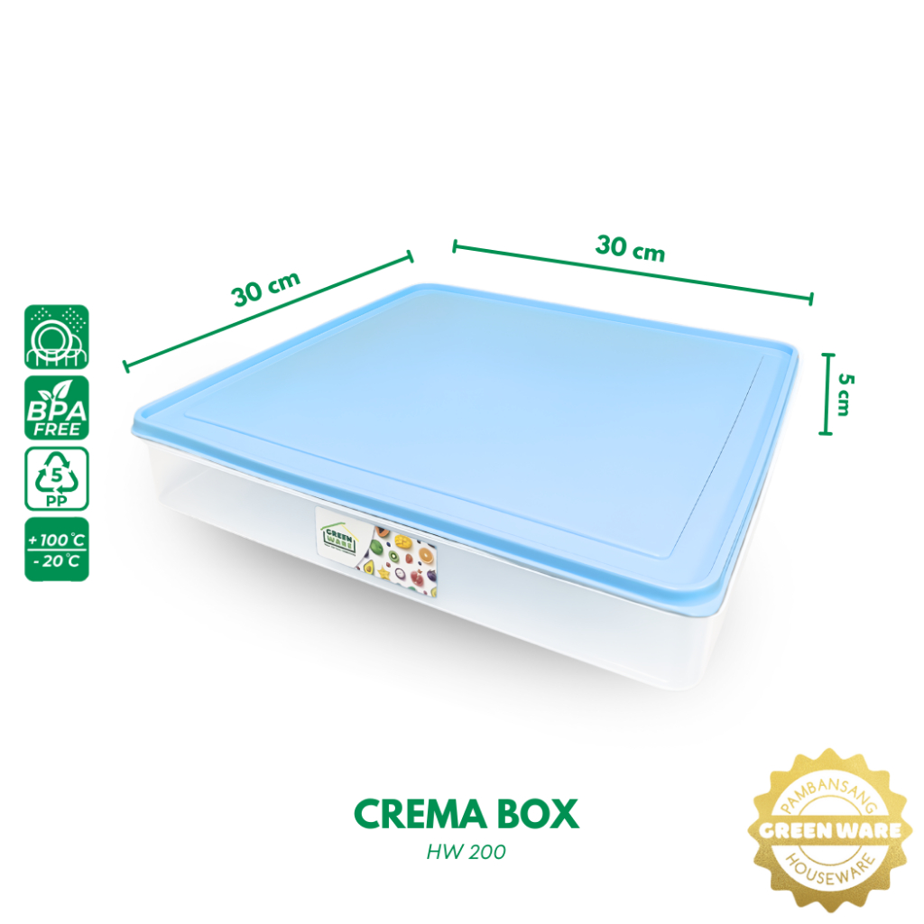Greenware 3L BUY 1 TAKE 1 Crema Box Food Keeper Mango Graham Tiramisu ...