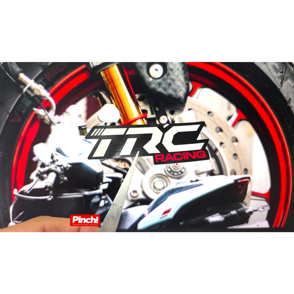 Pinch Motorcycle Sticker - TRC Racing V2 4pcs | Shopee Philippines