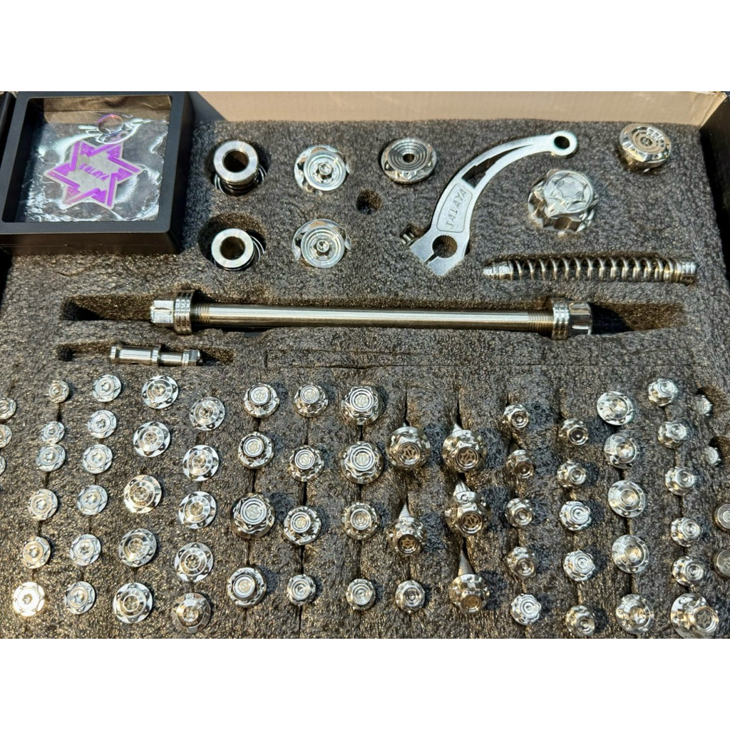 SALAYA CNC BOLTS SET FOR HONDA CLICK 125 / 150, ORIGINAL AUTHENTIC ...