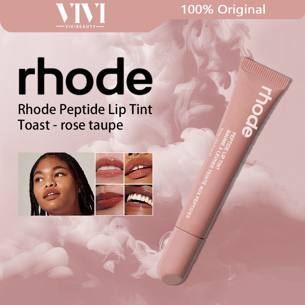 rhode Peptide Lip Tint Nourishing Glaze - Toast - rose taupe | Shopee ...