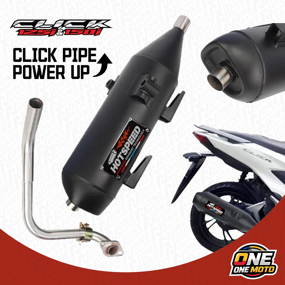 HOTSPEED Muffler Pipe For Click 125i 150i Original Power Pipes V3 With ...