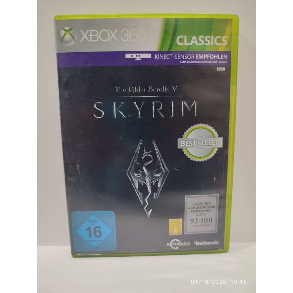XBOX 360 - The Elder Scrolls V Skyrim (USED - in German) "for PAL ...