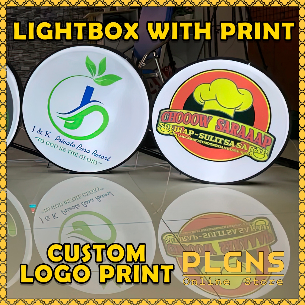 Lightbox PRINTED Lighted Signage OUTDOOR WATERPROOF Logo SIGN Board ...