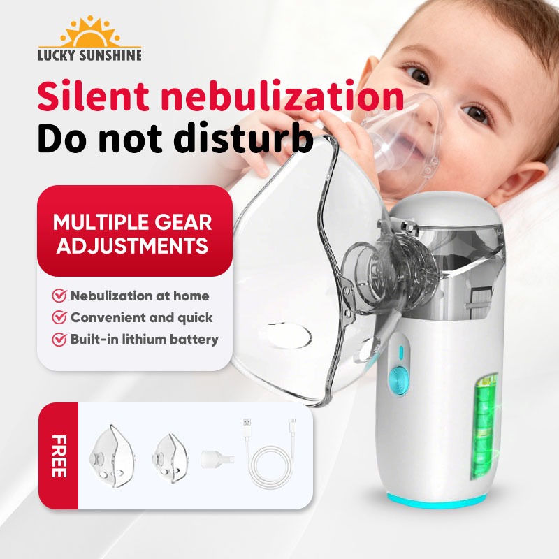 MCI Portable Nebulizer Rechargeable Inhaler Nebulizer For Asthma Kids ...