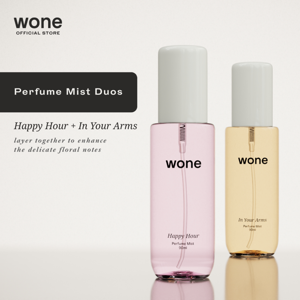 WONE Perfume Mist Duos - Happy Hour & In Your Arms | Shopee Philippines