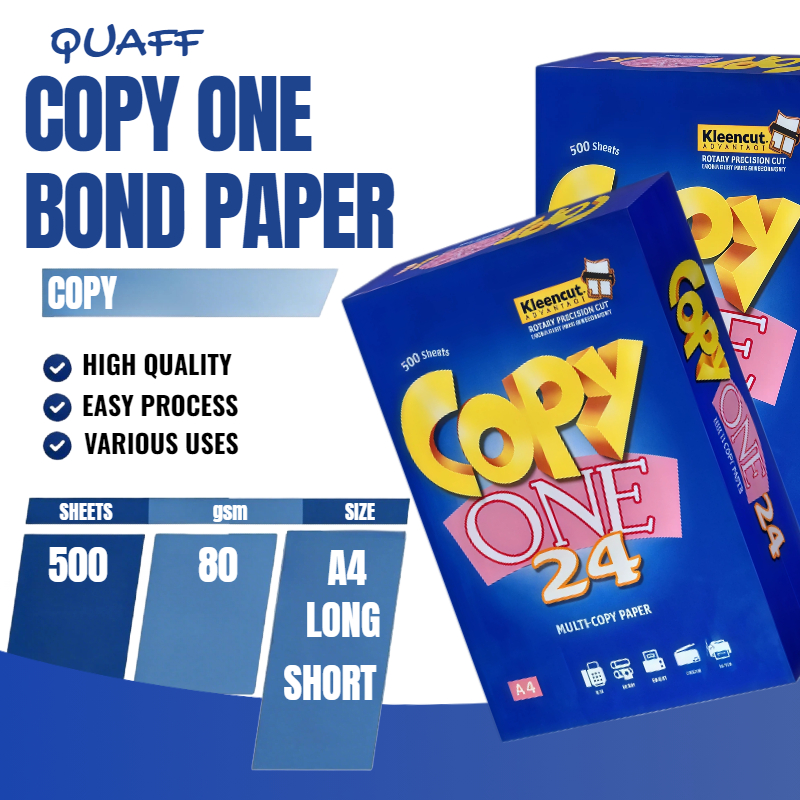 Copy One 80gsm White Bond Paper - Inkjet Compatible, 500 Sheets for ...