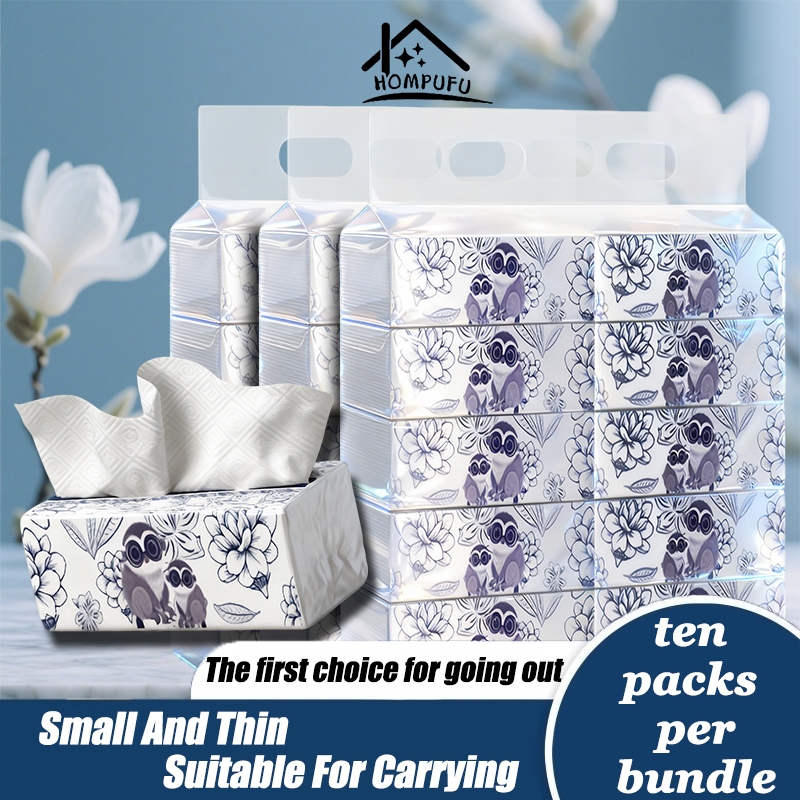 HOMPUFU Portable Tissue Small Package Easy to carry Facial Tissue ...