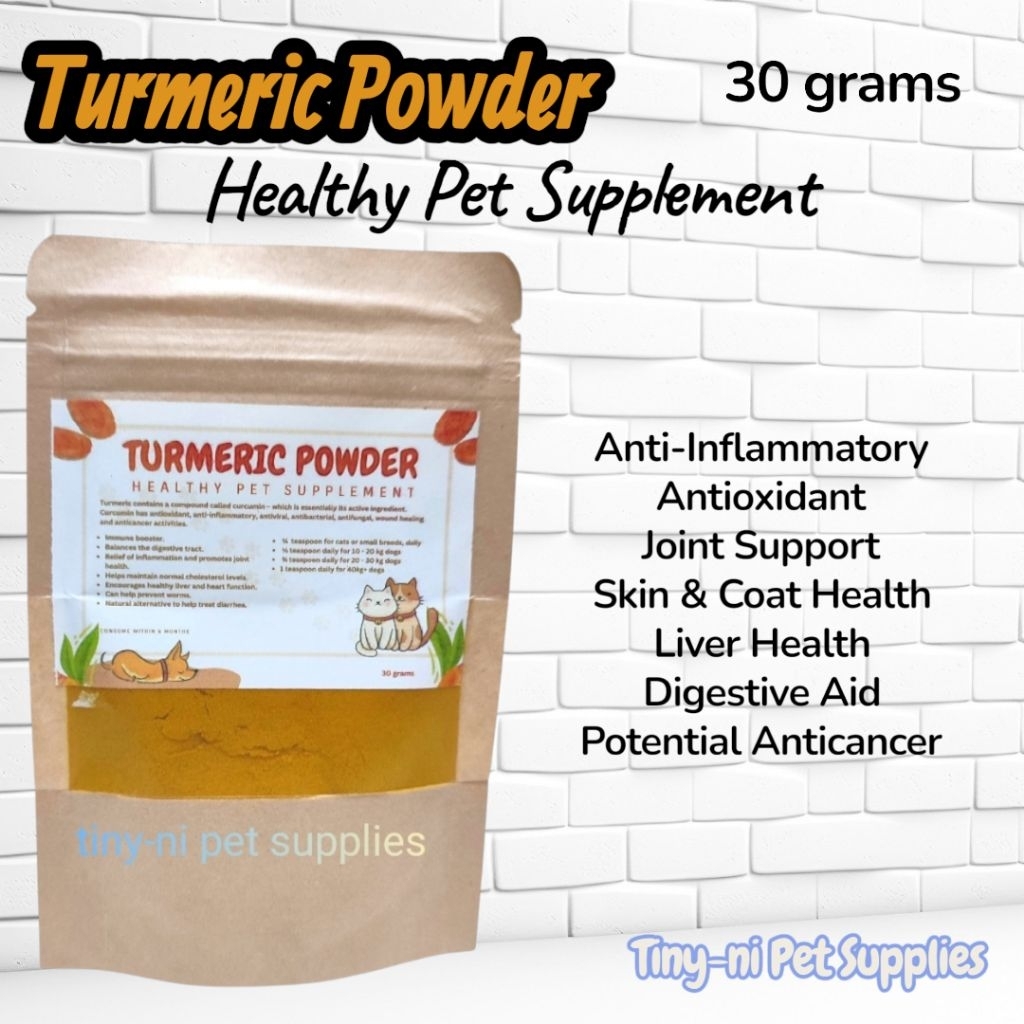 Turmeric Powder for Dog and Cat| 30g Encourage HealthyLiver and ...