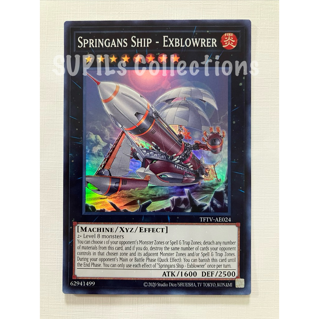 YuGiOh! OCG AE Springans Ship - Exblowrer TFTV-AE024 (SR) | Shopee ...