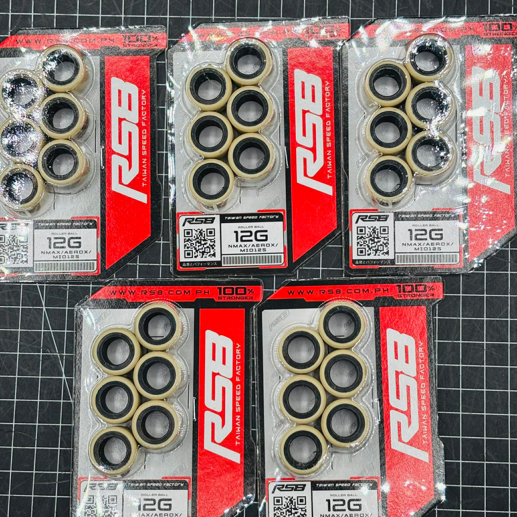 RS8 FLYBALL FOR HONDA CLICK /PCX/ADV 11/15/16/17 GRAMS (1SET/6PCS ...