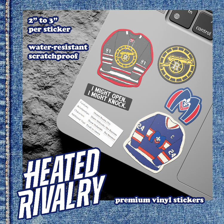Heated Rivalry Vinyl Stickers | eightystudios | Shopee Philippines