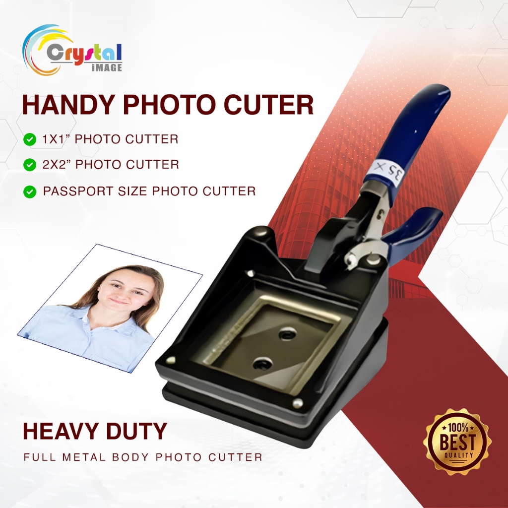 Officom Handy Photo Cutter | 1x1 / 2x2 / Passport Size | Heave Duty ...