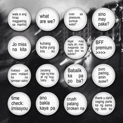 FILIPINO BRAT PINS C - 37mm(1.46in) Glossy Badge Button Brooch Pins for ...