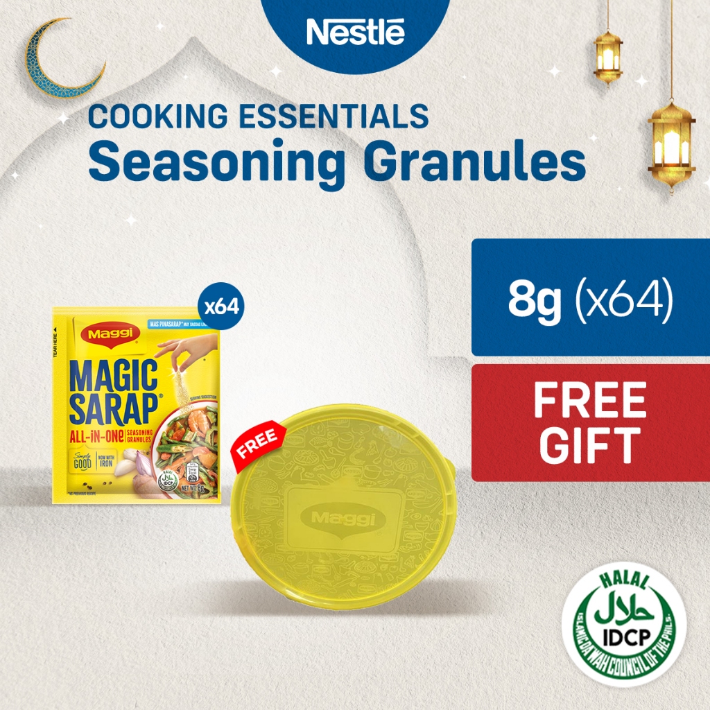 [FREE FOOD CONTAINER] Maggi Magic Sarap All-In-One Seasoning 8g x64 ...
