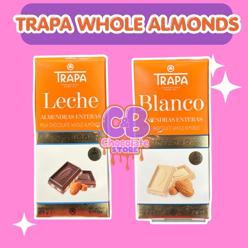 TRAPA MILK CHOCOLATE WITH WHOLE ALMONDS | Shopee Philippines